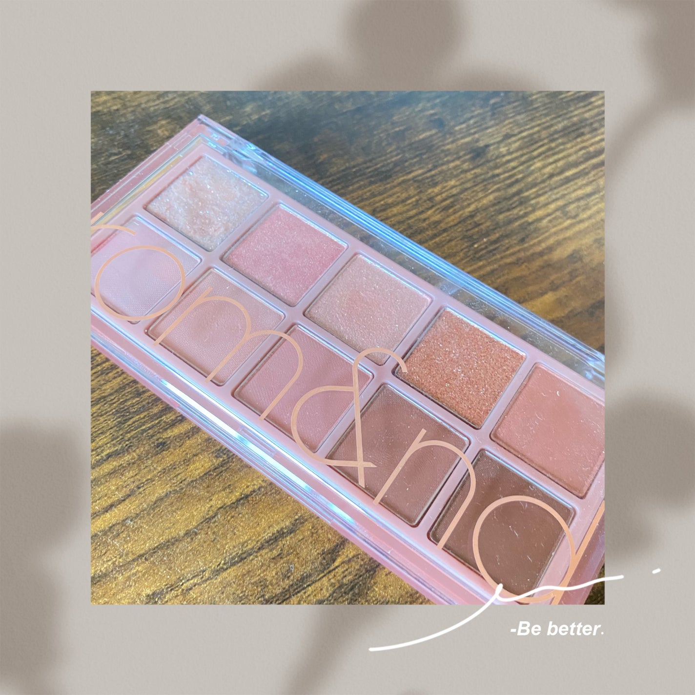 ベターザンパレット/rom&nd/アイシャドウパレットを使ったクチコミ(1枚目)