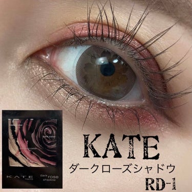 ダークローズシャドウ RD-1/KATE/アイシャドウパレットを使ったクチコミ（1枚目）