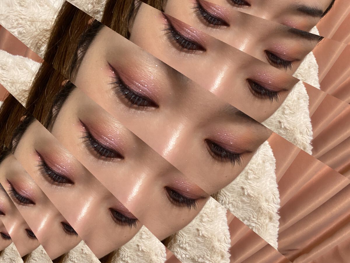 ラインエキスパンダー  BR713 桃色球根/MAJOLICA MAJORCA/リキッドアイライナーを使ったクチコミ（3枚目）