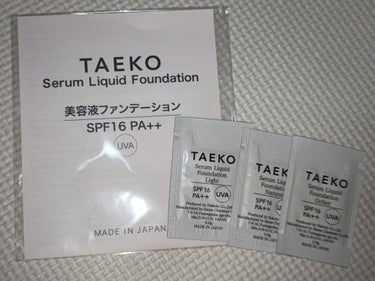 美容液ファンデーション/TAEKO(タエコ)/リキッドファンデーションを使ったクチコミ（1枚目）