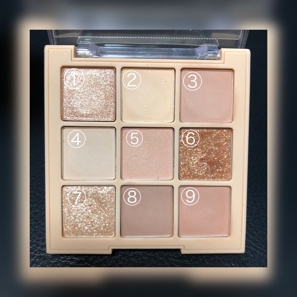 シャドウパレット/dasique/アイシャドウパレットを使ったクチコミ（2枚目）