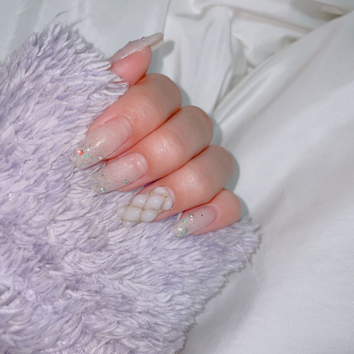 ジェルネイル(ライト対応)/セリア/ジェルネイルを使ったクチコミ(1枚目)