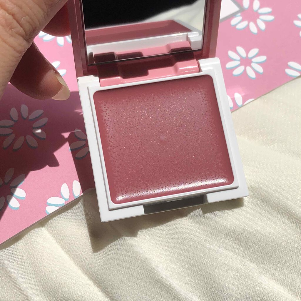 チアミーアップ グロウイング ブラッシュ＆リップ 01 plum rose/Awake/口紅を使ったクチコミ（3枚目）