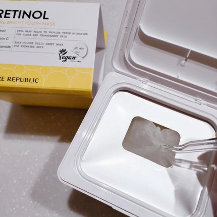 キューブマスク レチノール/ネイチャーリパブリック/シートマスク・パックを使ったクチコミ(2枚目)