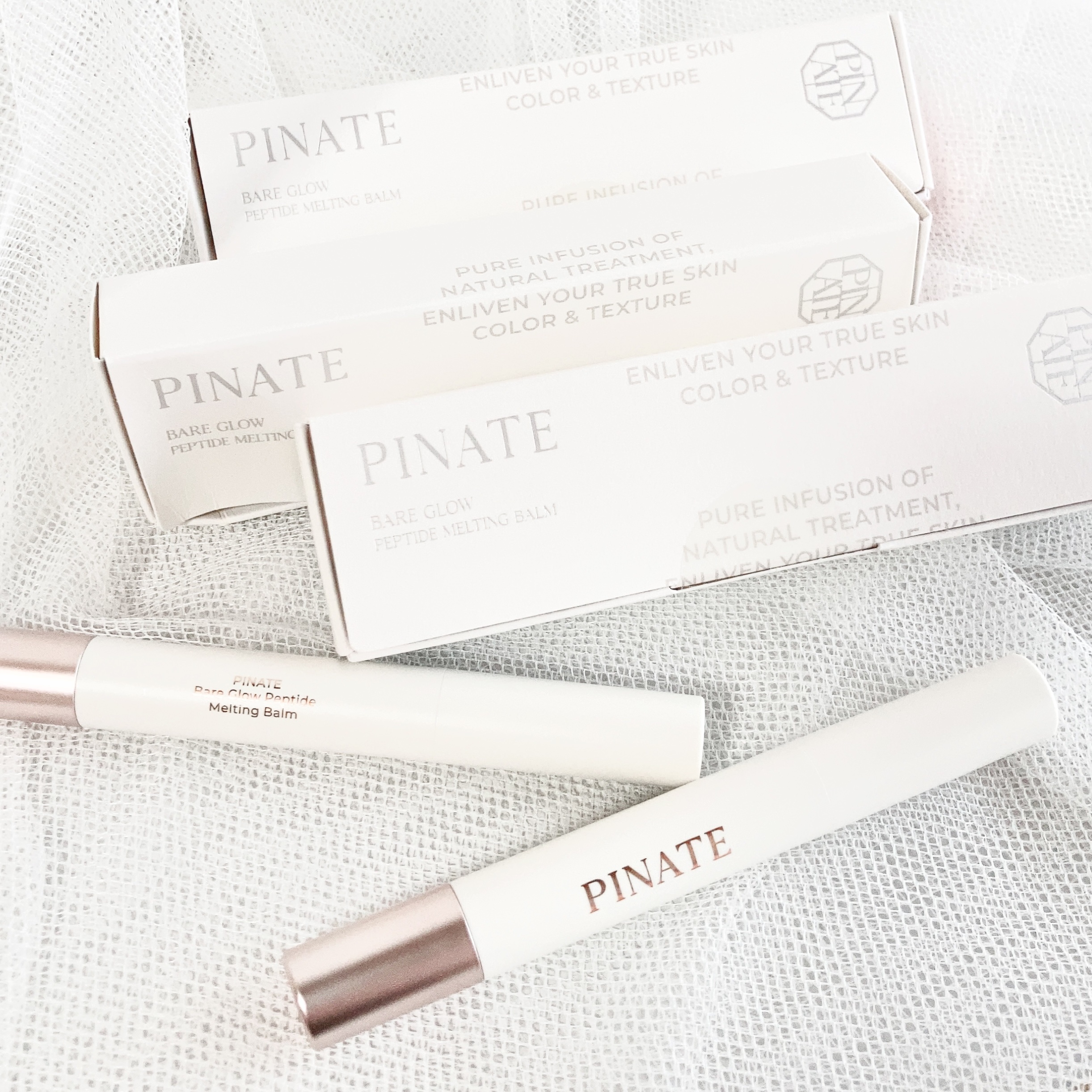 ベアグローペプチドメルティングバーム/PINATE/口紅を使ったクチコミ（1枚目）