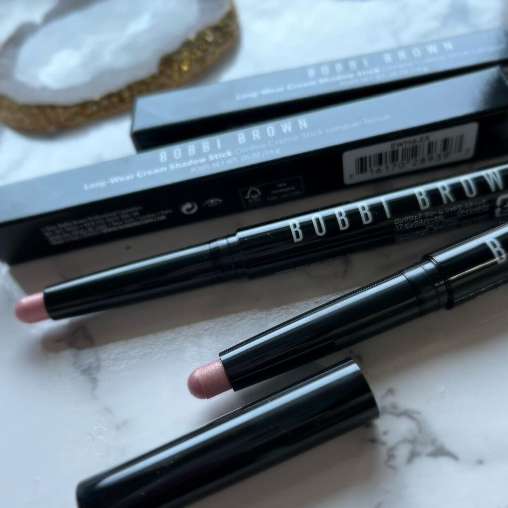 ロングウェア クリーム シャドウ スティック L55 サンライズピンク(限定色)/BOBBI BROWN/スティックアイシャドウを使ったクチコミ（1枚目）
