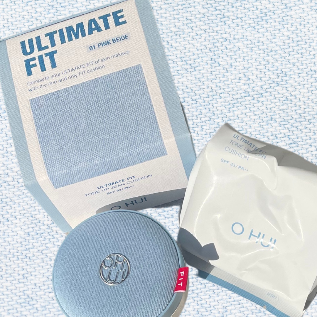 アルティメットフィット トーンアップデニムクッション/OHUI/クッションファンデーションを使ったクチコミ（2枚目）