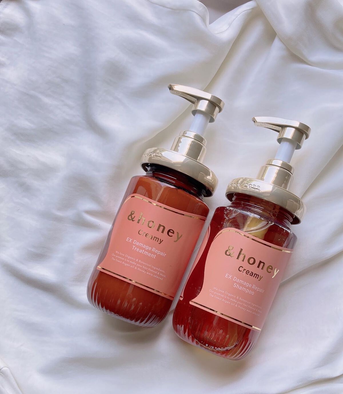 Creamy EXダメージリペアシャンプー1.0/ヘアトリートメント2.0/&honey/市販シャンプーを使ったクチコミ（1枚目）