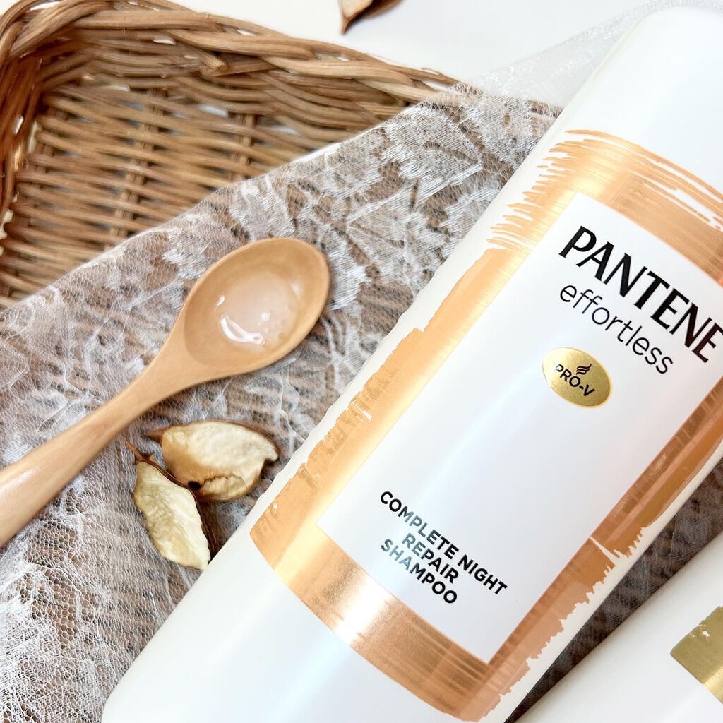 パンテーン エフォートレス コンプリートナイト リペアー シャンプー／トリートメント シャンプー480ml/パンテーン/市販シャンプーを使ったクチコミ（2枚目）