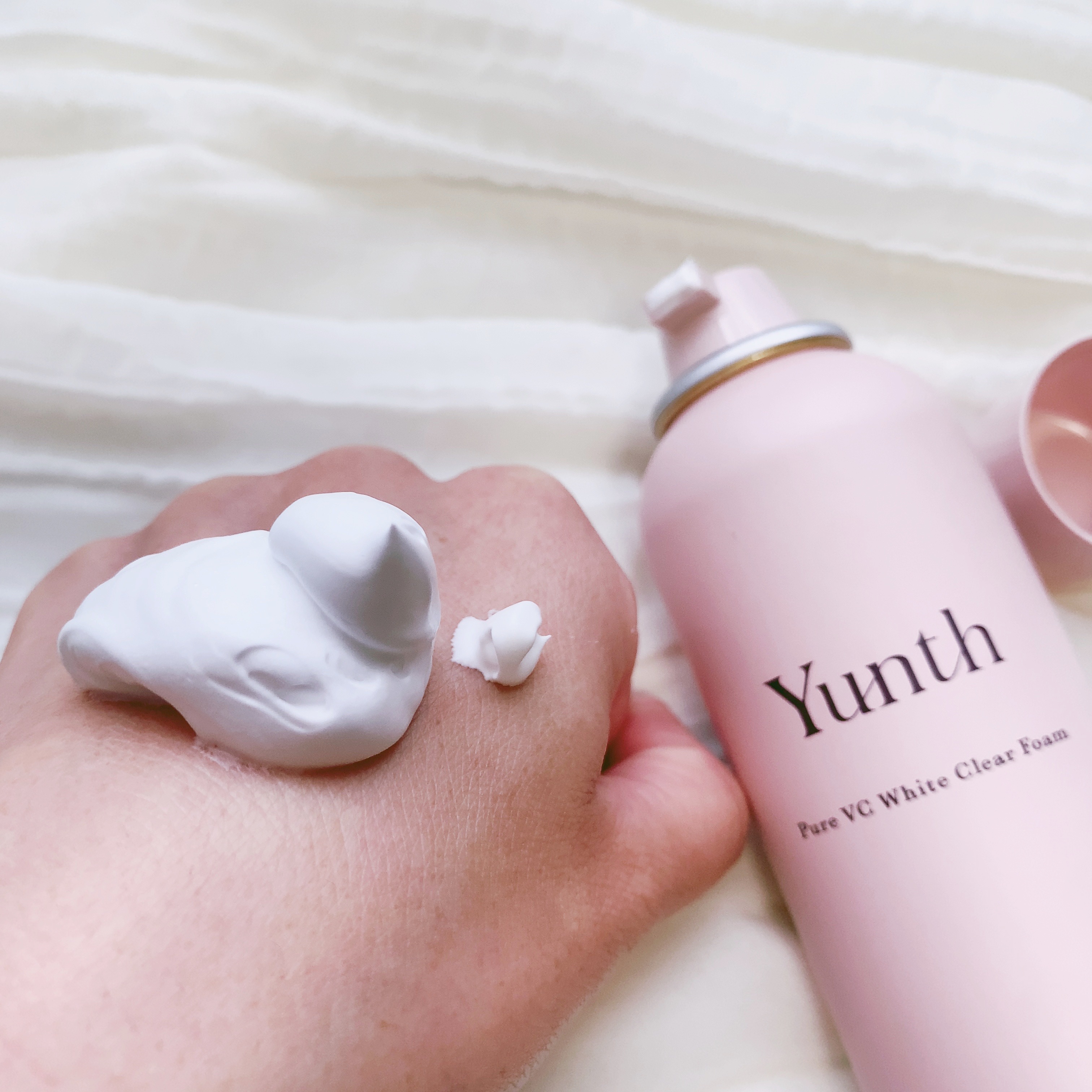 生VCホワイトクリアフォーム/Yunth/泡洗顔を使ったクチコミ（2枚目）