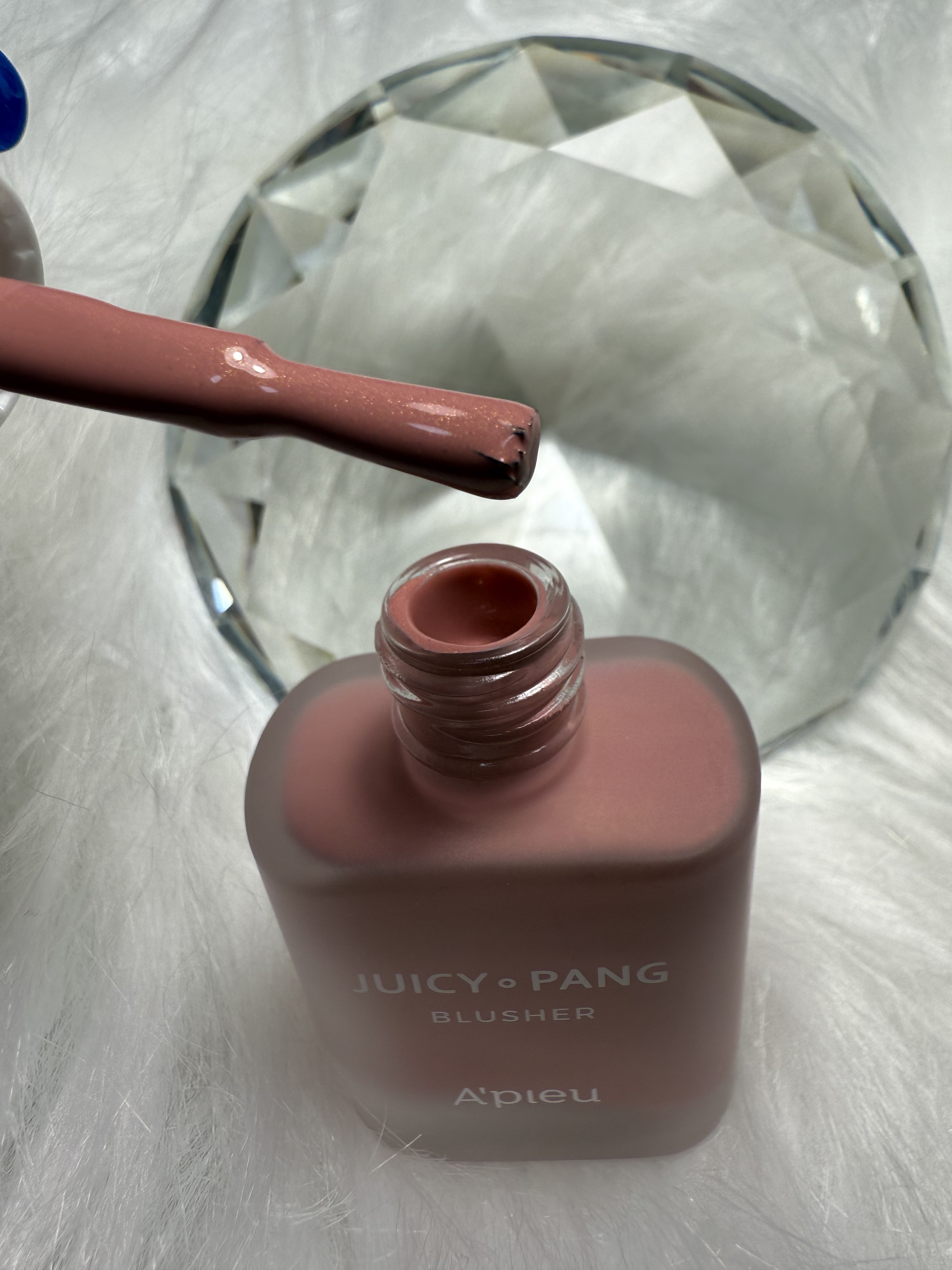 ジューシー パン ウォーター ブラッシャー/A’pieu/リキッドチークを使ったクチコミ（3枚目）