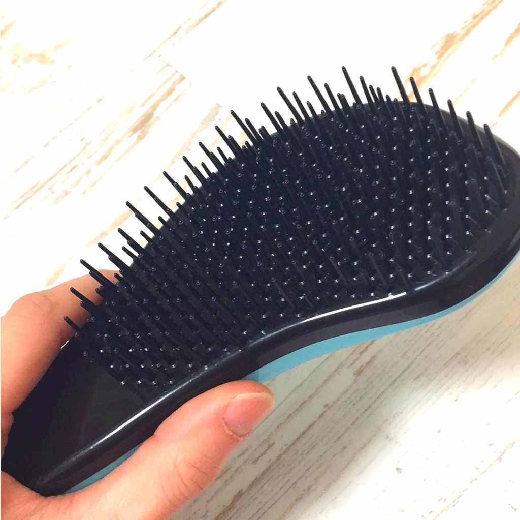 絡みにくい!髪通りなめらか長短2段ヘアブラシ/キャンドゥ/ヘアブラシを使ったクチコミ(1枚目)