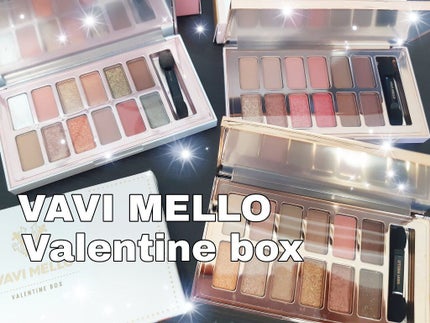 バレンタインボックス/VAVI MELLO/アイシャドウパレットを使ったクチコミ(1枚目)