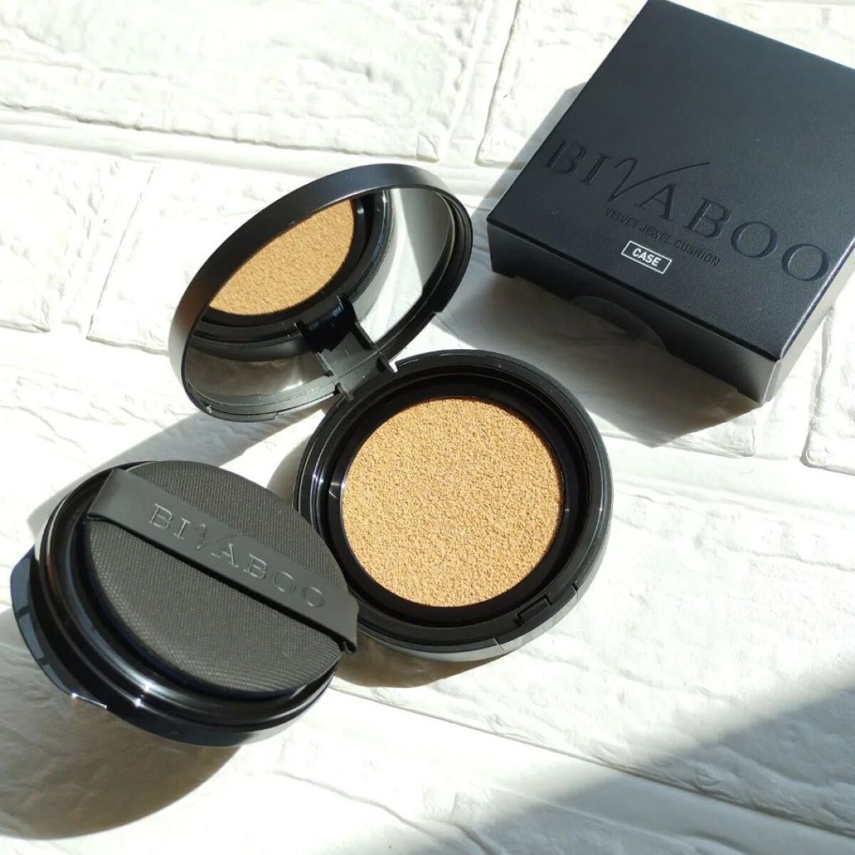 ベルベットジュエルクッション/BIVABOO/クッションファンデーションを使ったクチコミ（3枚目）