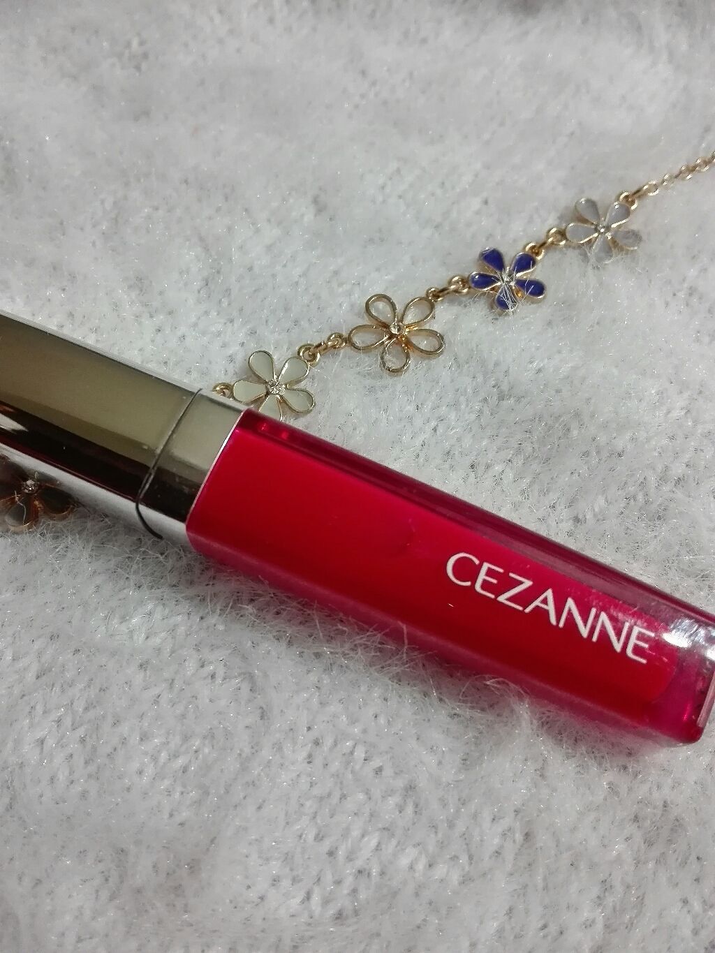 ジェルグロスリップ/CEZANNE/リップグロスを使ったクチコミ（1枚目）