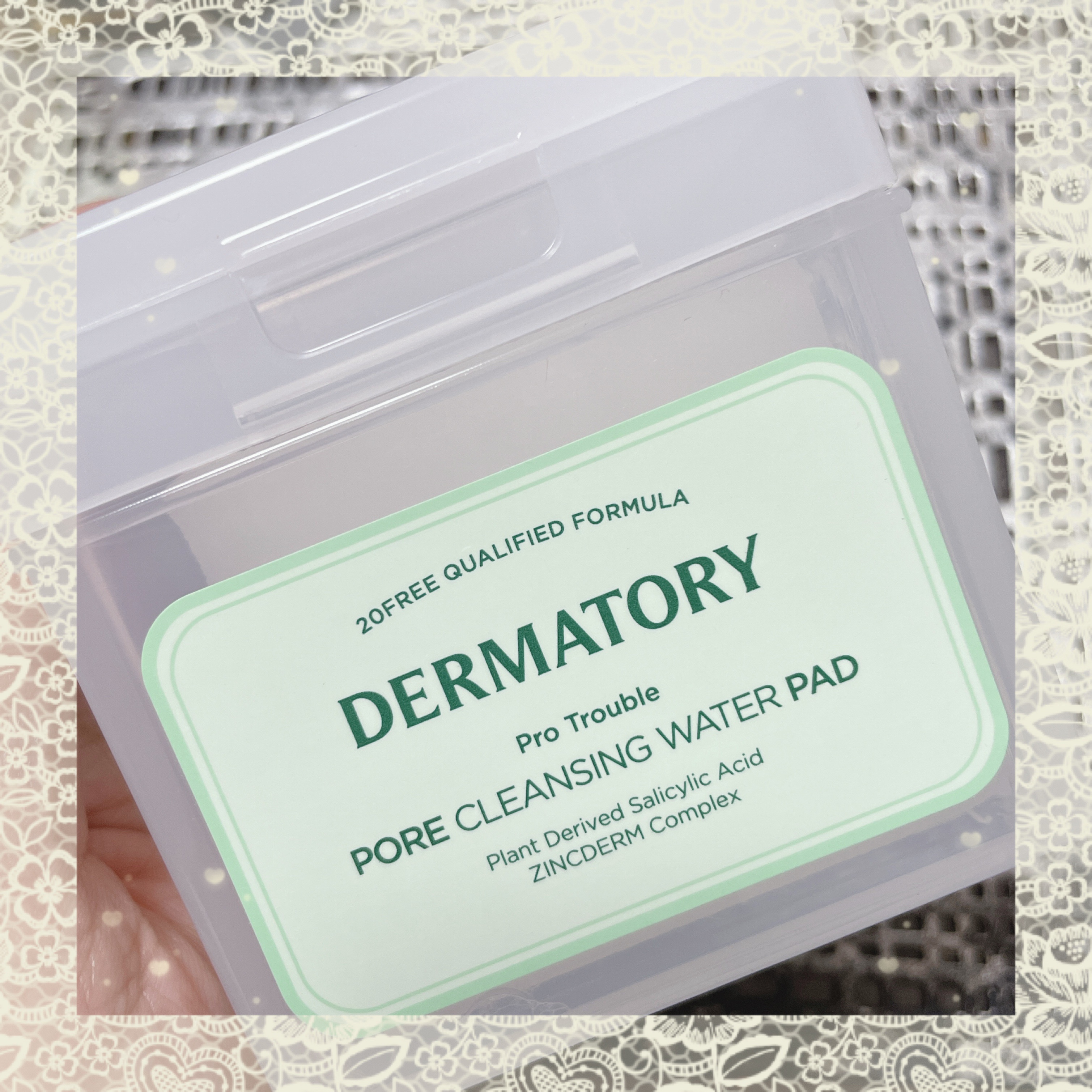 プロトラブル毛穴クレンジングウォーターパッド /Dermatory/クレンジングシートを使ったクチコミ（1枚目）