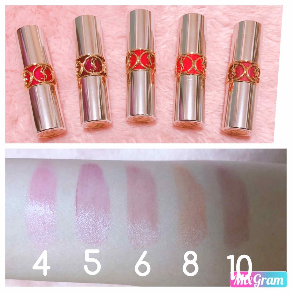 ルージュ ヴォリュプテ シャイン/YVES SAINT LAURENT BEAUTE/口紅を使ったクチコミ（3枚目）