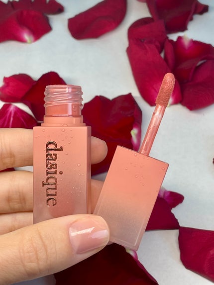 クリームドゥローズティント/dasique/リップティントを使ったクチコミ(3枚目)