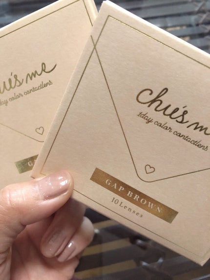 Chu's me 1day ギャップブラウン/Chu's me/ワンデー(1DAY)カラコンを使ったクチコミ(1枚目)