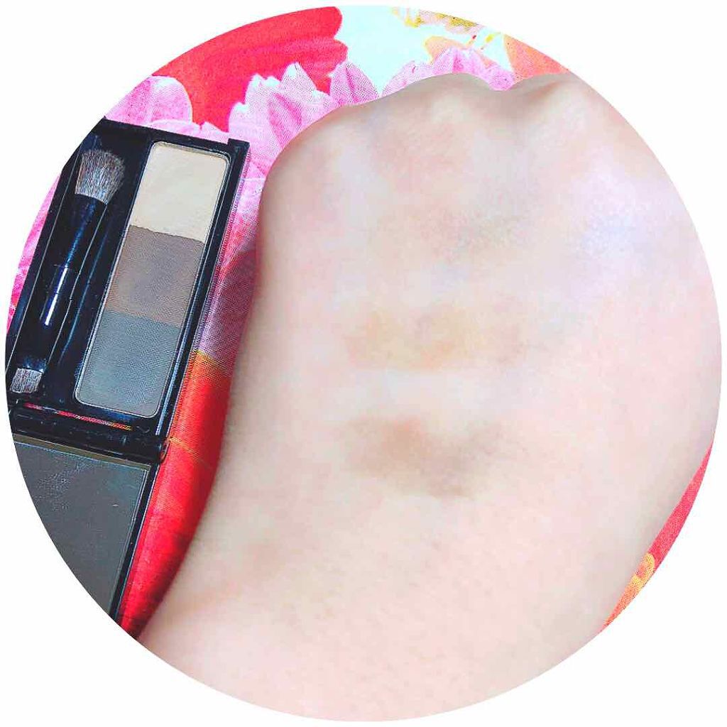 3カラーアイブロウパレット/エンジェルハート/パウダーアイブロウを使ったクチコミ(4枚目)