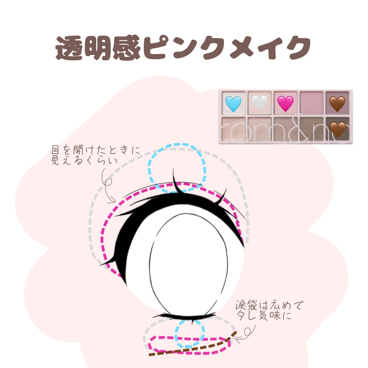 ベターザンパレット/rom&nd/アイシャドウパレットを使ったクチコミ(2枚目)