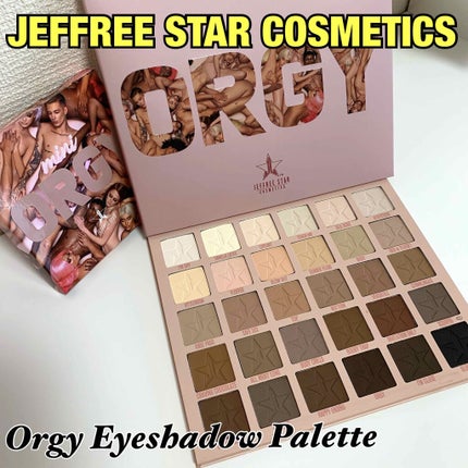 Orgy Eyeshadow Palette/Jeffree Star Cosmetics/アイシャドウパレットを使ったクチコミ(1枚目)