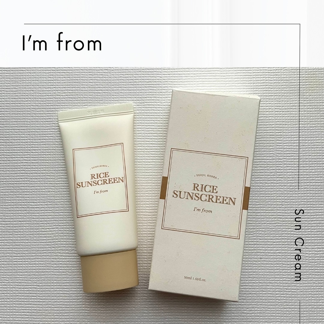 ライスサンスクリーン/I'm from/日焼け止めクリームを使ったクチコミ（1枚目）