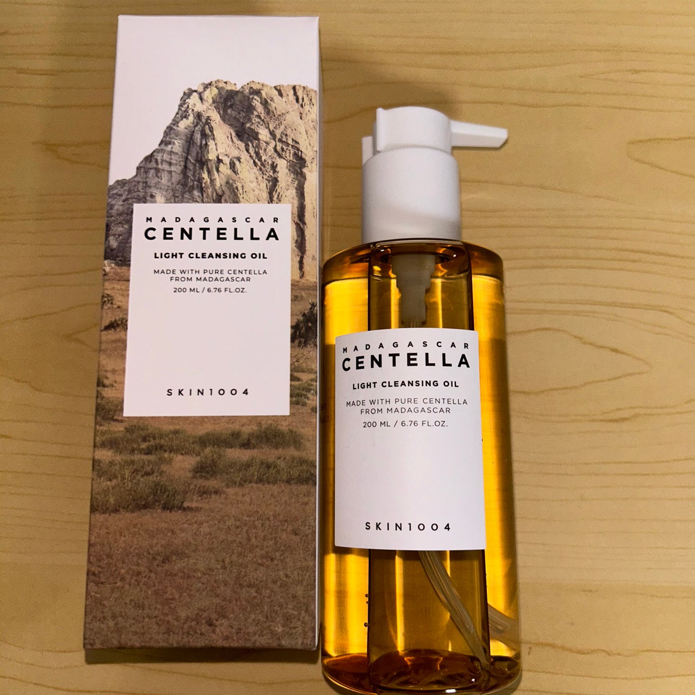 センテラ ライトクレンジングオイル/SKIN1004/オイルクレンジングを使ったクチコミ(1枚目)