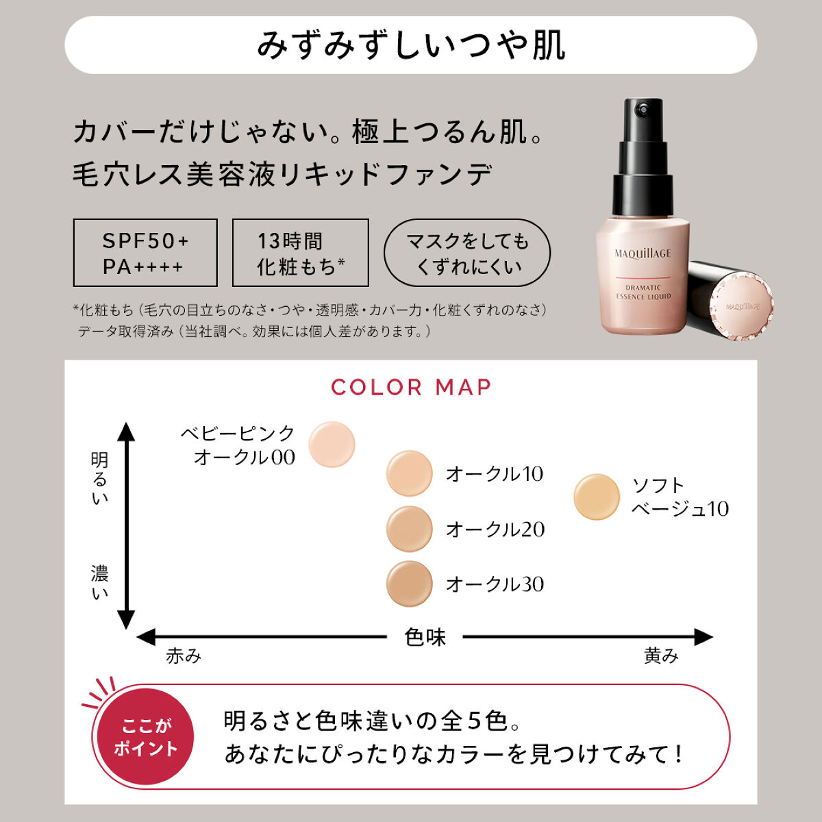 ドラマティッククッションジェリー/マキアージュ/クッションファンデーションを使ったクチコミ（3枚目）