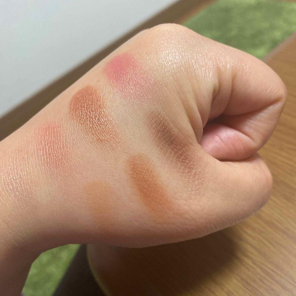 ティックルドピーチ ミニ アイシャドウ パレット/Too Faced/アイシャドウパレットを使ったクチコミ（3枚目）