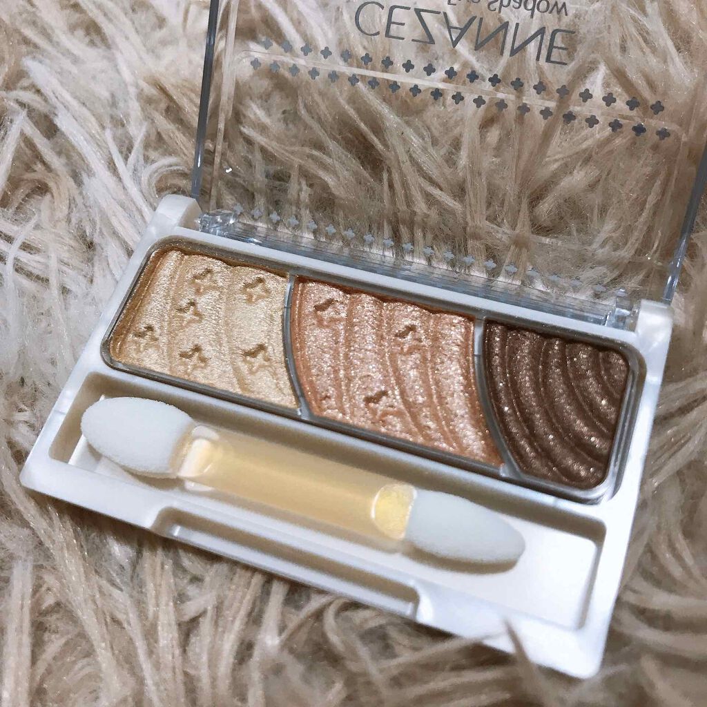 トーンアップアイシャドウ/CEZANNE/アイシャドウパレットを使ったクチコミ（2枚目）