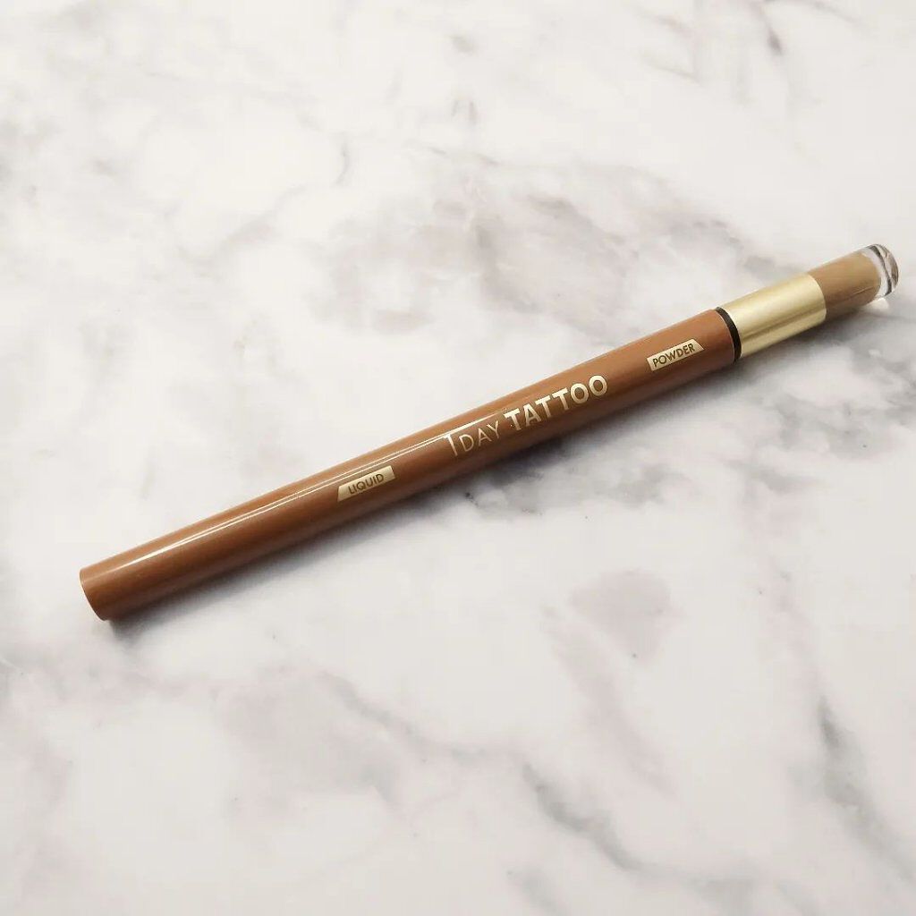 ラスティングツーウェイアイブロウ リキッドWpa 01 ミルクティブラウン/K-パレット/リキッドアイブロウを使ったクチコミ（2枚目）