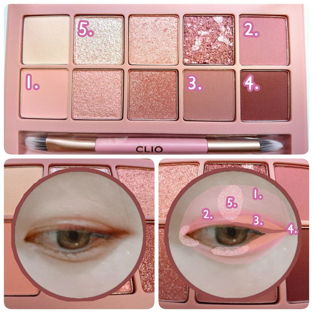 プロ アイ パレット/CLIO/アイシャドウパレットを使ったクチコミ（2枚目）