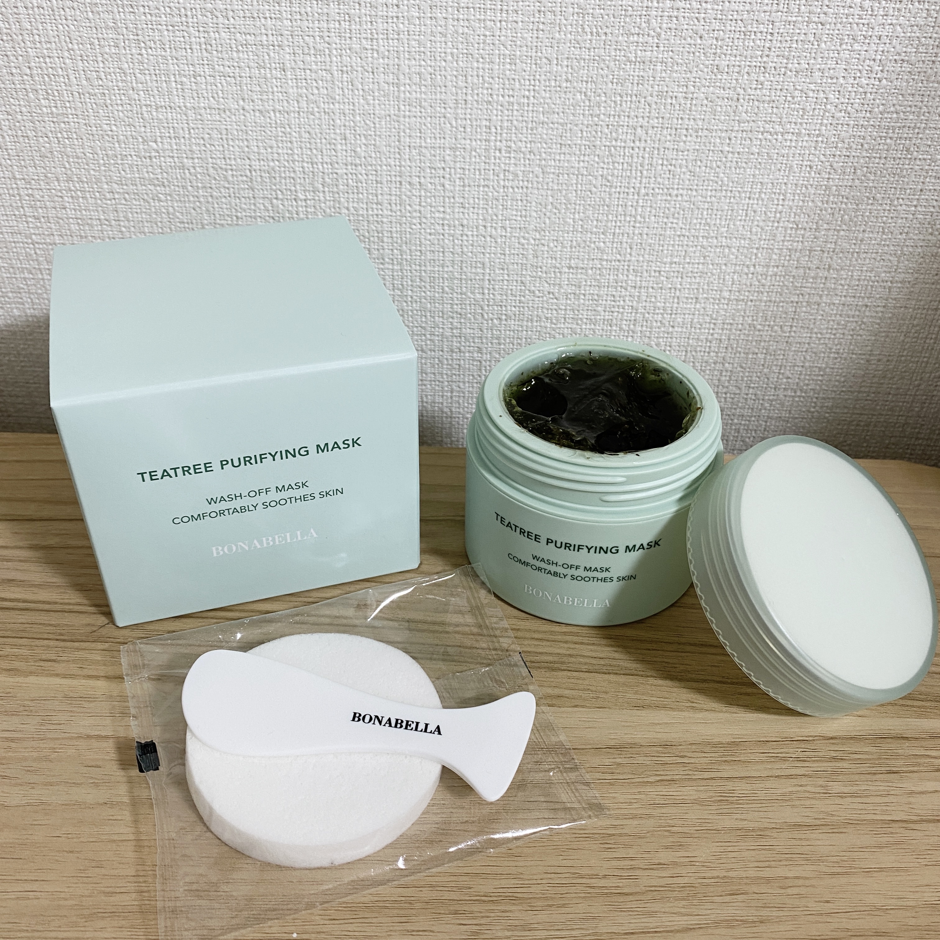 ティーツリーピュリファイングマスク/BONABELLA/洗い流すパック・マスクを使ったクチコミ（1枚目）