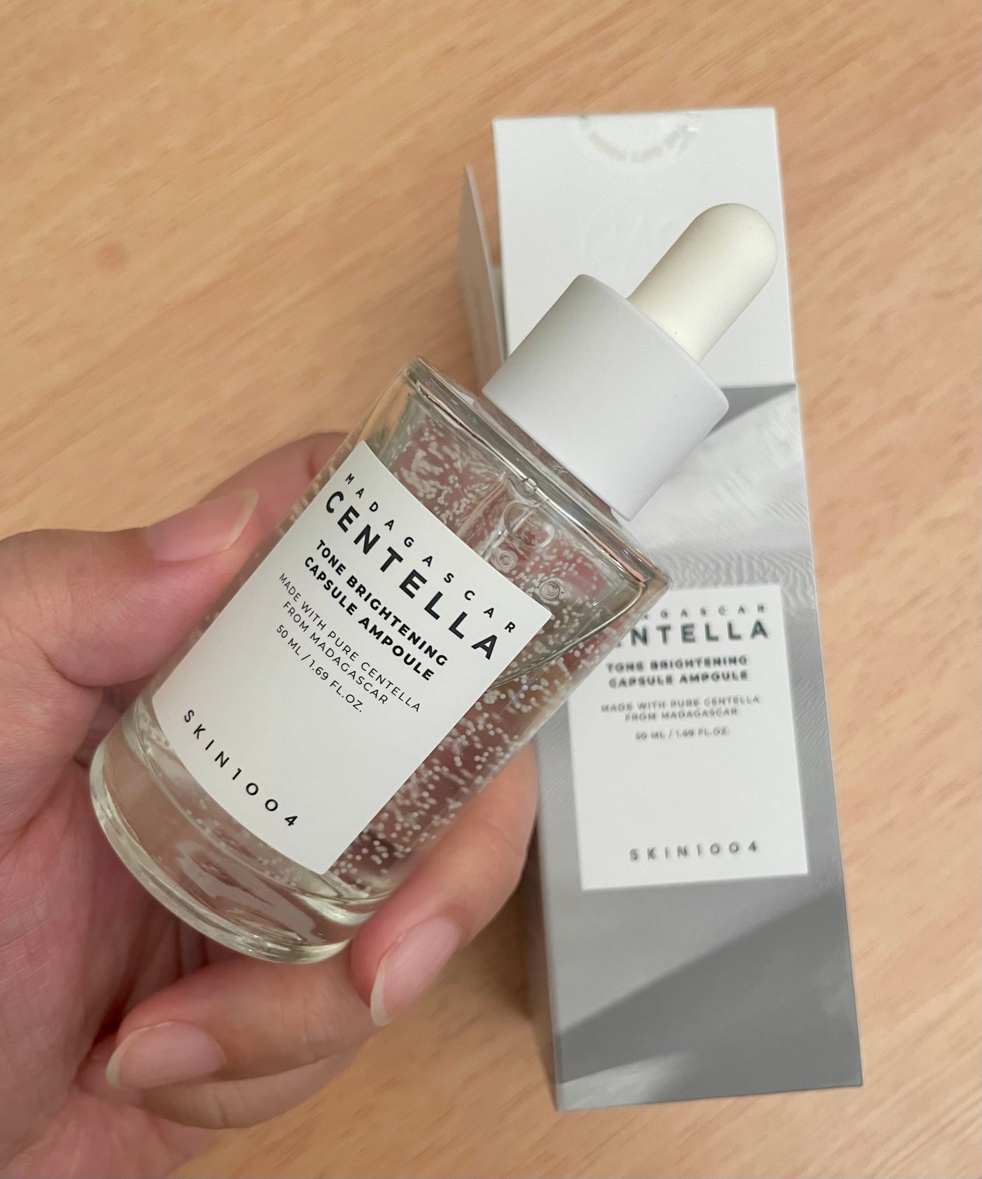 トーンブライトニング カプセルアンプル/SKIN1004/美容液を使ったクチコミ(1枚目)