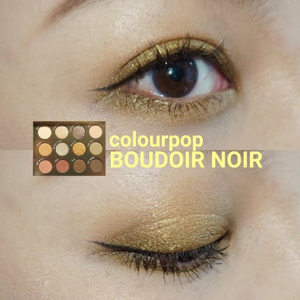 BOUDOIR NOIR/ColourPop/アイシャドウパレットを使ったクチコミ(1枚目)