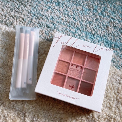 KEYBO FALL IN LOVE SHADOW PALETTE/keybo/アイシャドウパレットを使ったクチコミ(8枚目)