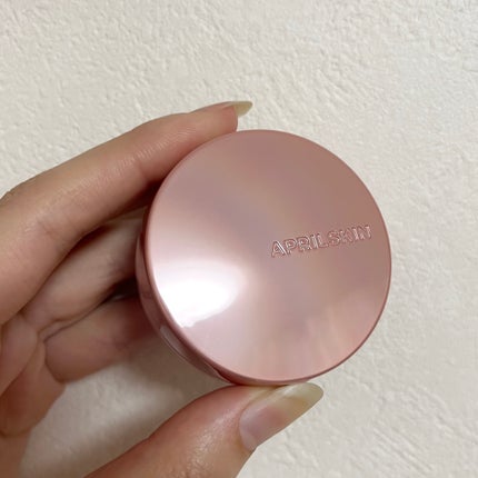 ハイパーカバーフィットクッション ピンク(桜エディション)/APRILSKIN/クッションファンデーションを使ったクチコミ(1枚目)