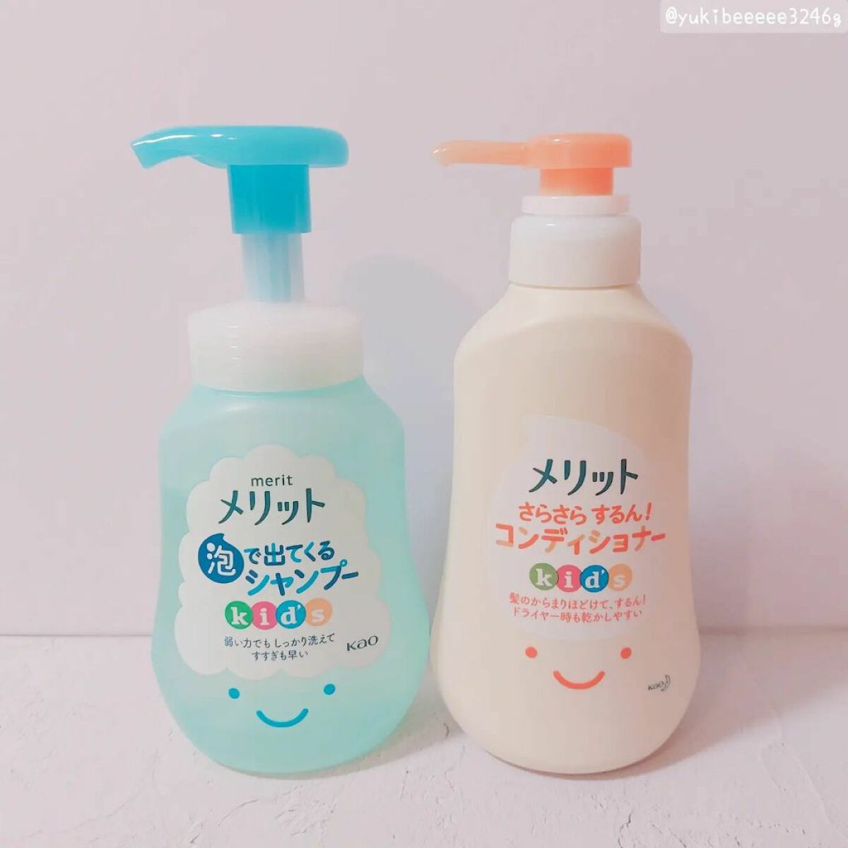 泡で出てくるシャンプーキッズ/メリット/市販シャンプーを使ったクチコミ（2枚目）