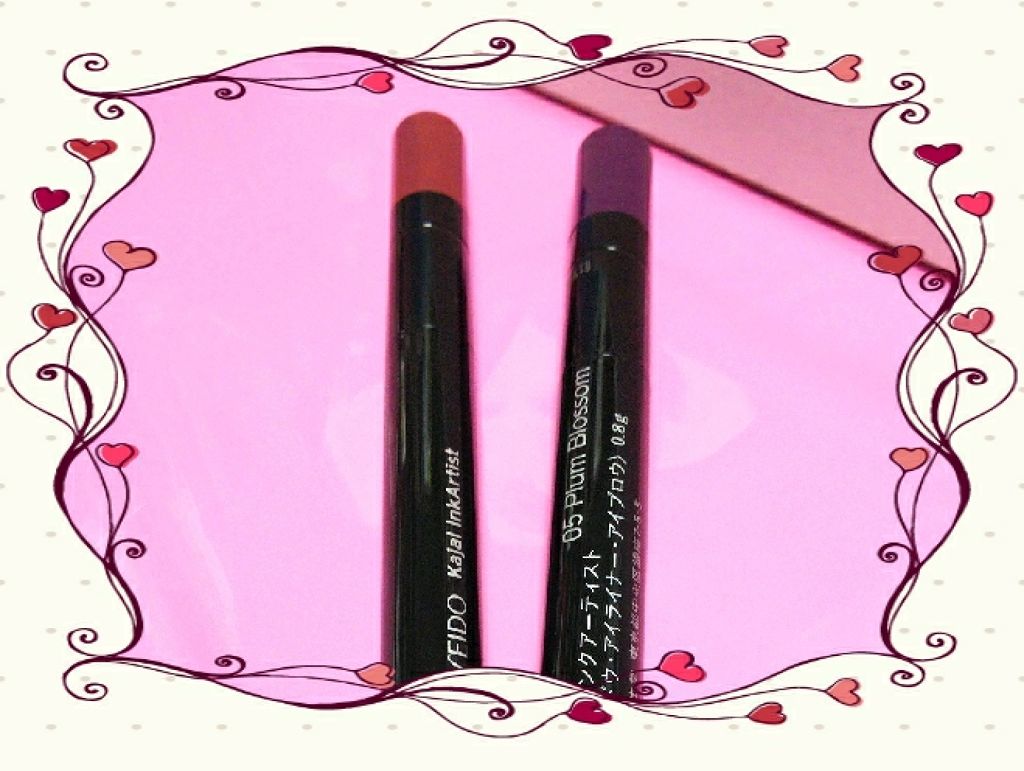 カジャルインクアーティスト 04 Azuki Red/SHISEIDO/スティックアイシャドウを使ったクチコミ（1枚目）