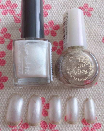 サンリオネイル/DAISO/マニキュアを使ったクチコミ(2枚目)