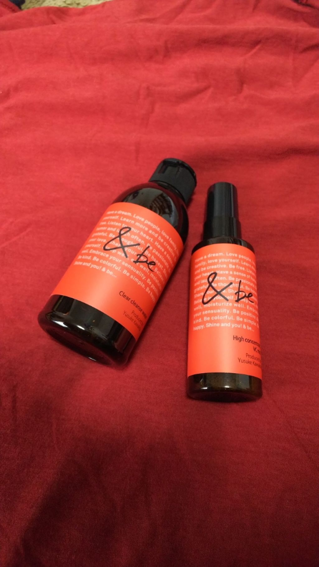 ハイコンセントレイト VC ミスト/&be/ミスト状化粧水を使ったクチコミ(1枚目)