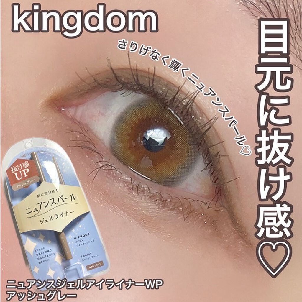 ニュアンスジェルアイライナーWP/キングダム/ジェルアイライナーを使ったクチコミ（1枚目）