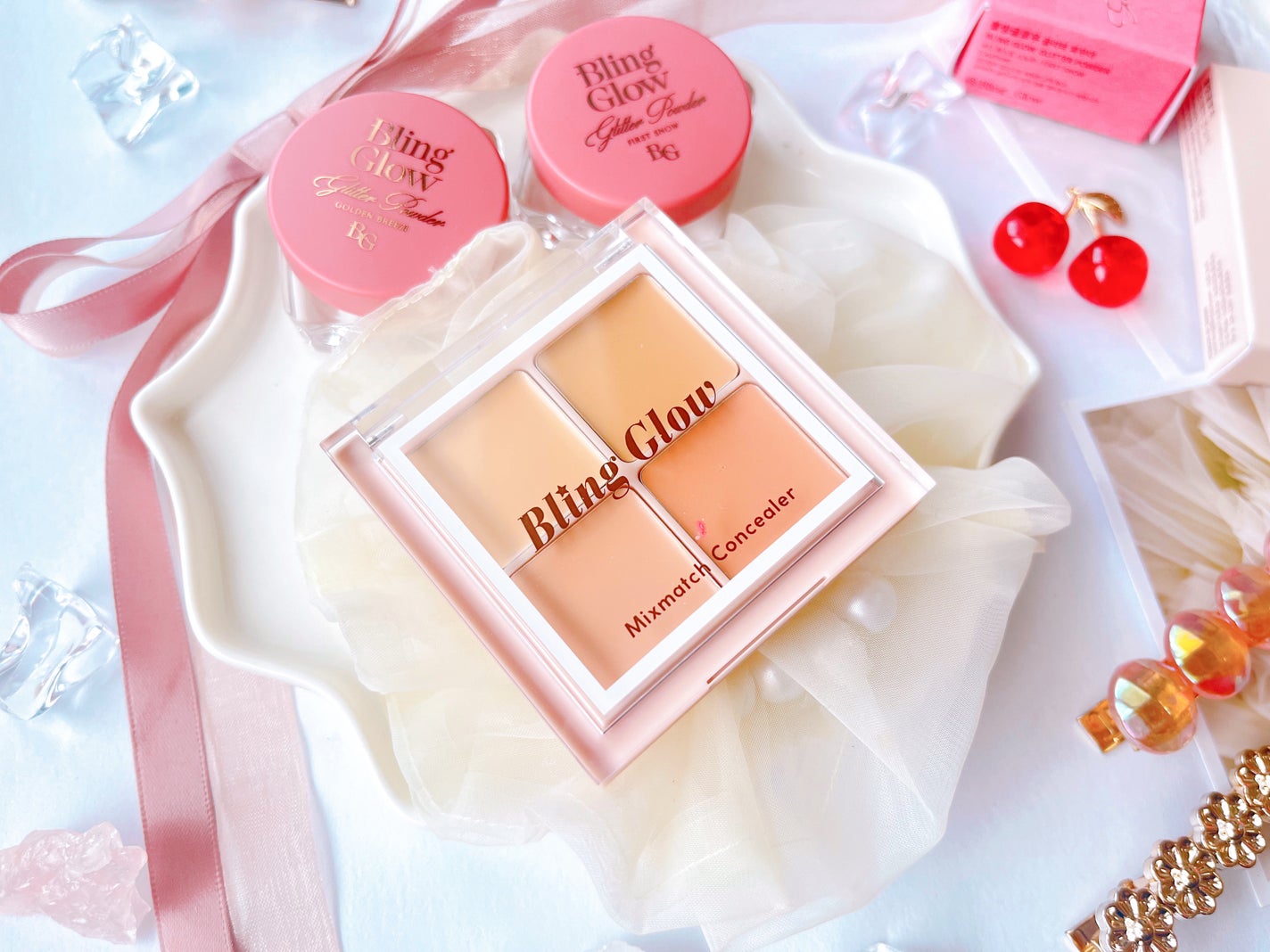 ミックスマッチコンシーラー/BLING GLOW/パレットコンシーラーを使ったクチコミ(2枚目)