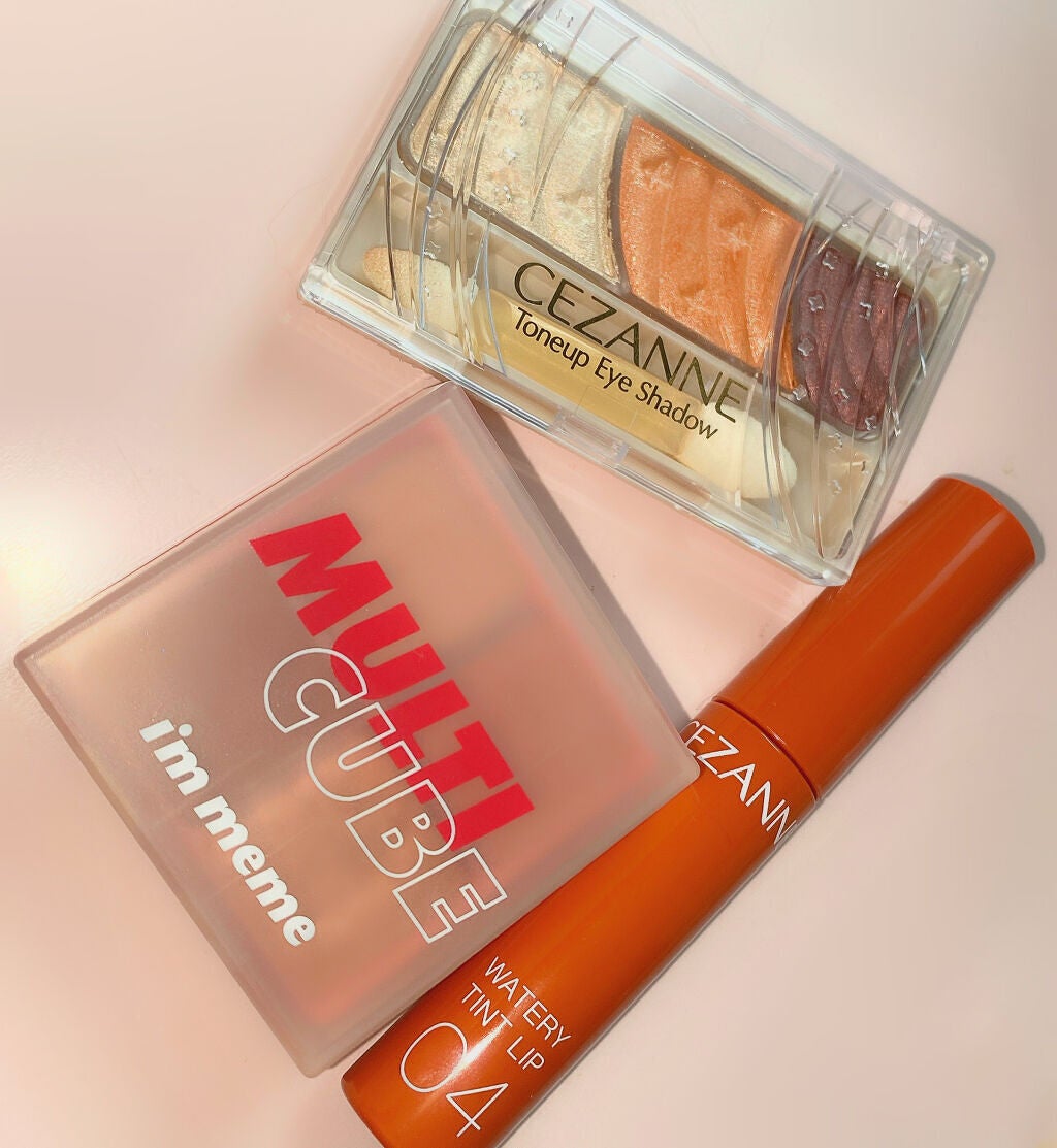 トーンアップアイシャドウ/CEZANNE/アイシャドウパレットを使ったクチコミ(4枚目)