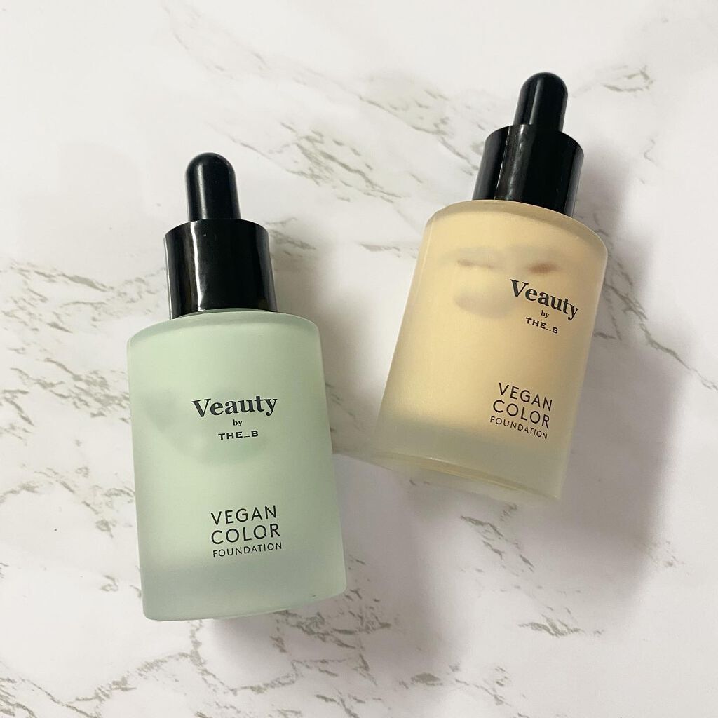ヴィーガン カラーファンデーション/Veauty by THE_B/リキッドファンデーションを使ったクチコミ(1枚目)