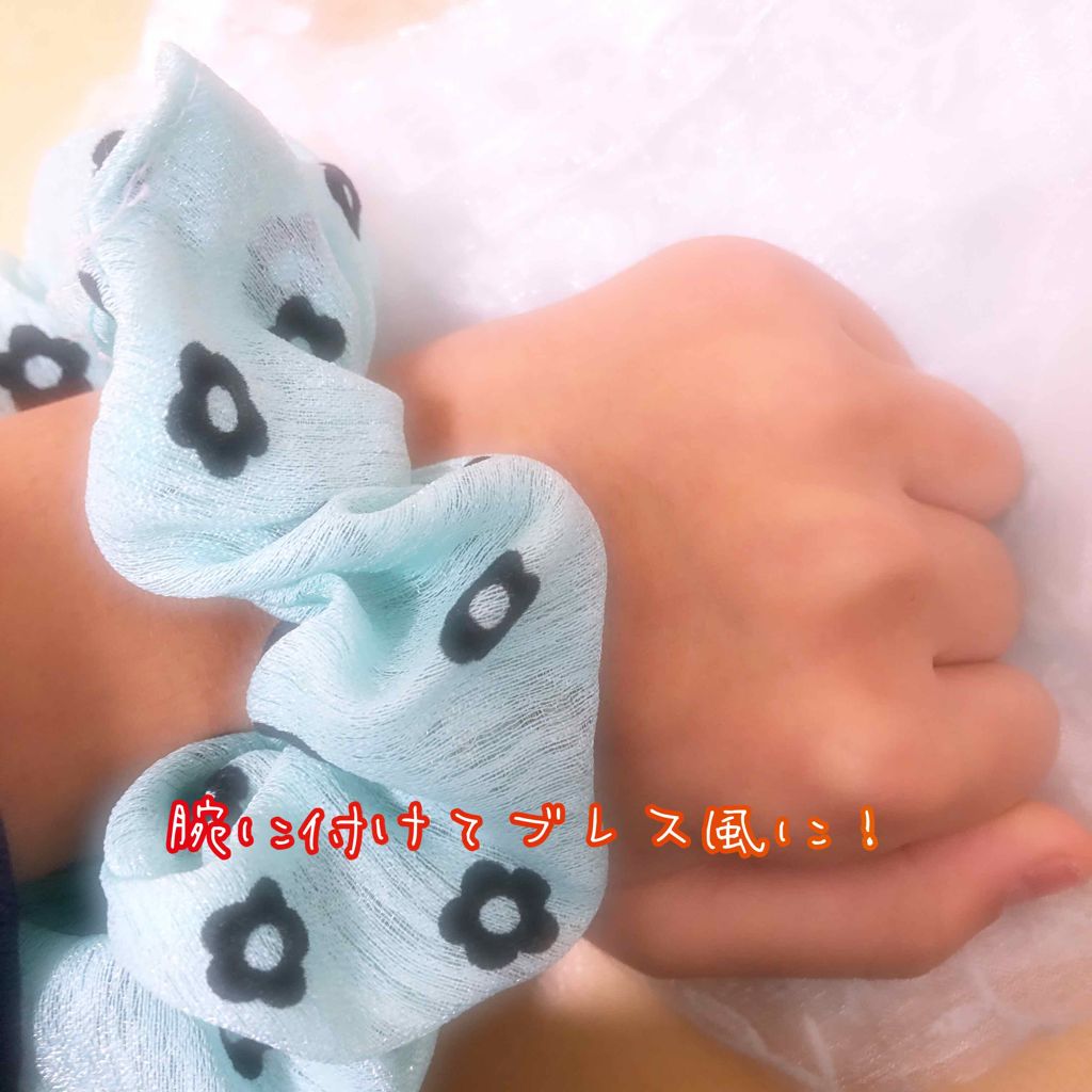 しんちゃん on LIPS 「私のお気に入りミント&フラワーシュシュ!ポニーテールの時にピッ..」(2枚目)