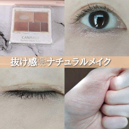 パーフェクトマルチアイズ/キャンメイク/アイシャドウパレットを使ったクチコミ(1枚目)