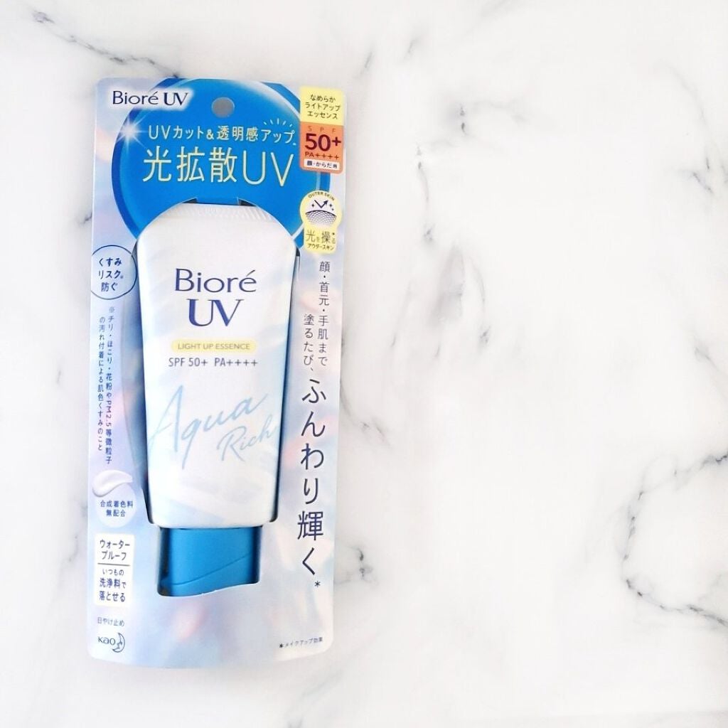 ビオレUV アクアリッチ ライトアップエッセンス/ビオレ/日焼け止めクリームを使ったクチコミ(1枚目)