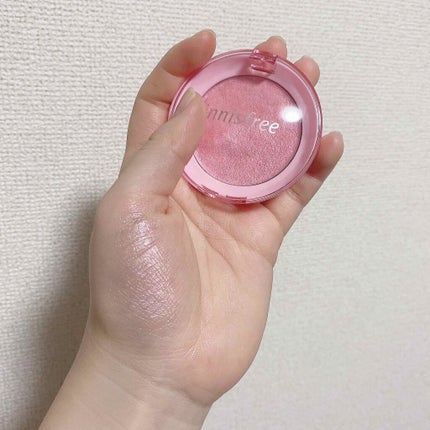 チェリーブロッサム ルミナイザー 2020 Jeju Color Picker/innisfree/パウダーハイライトを使ったクチコミ(3枚目)